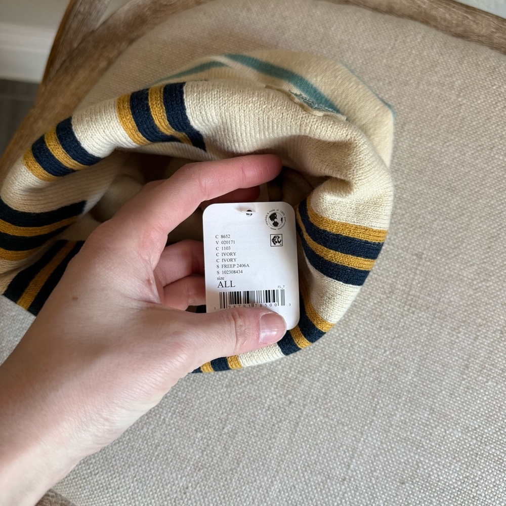 Free people American needle logo stripe beanie - Picture 6 of 6